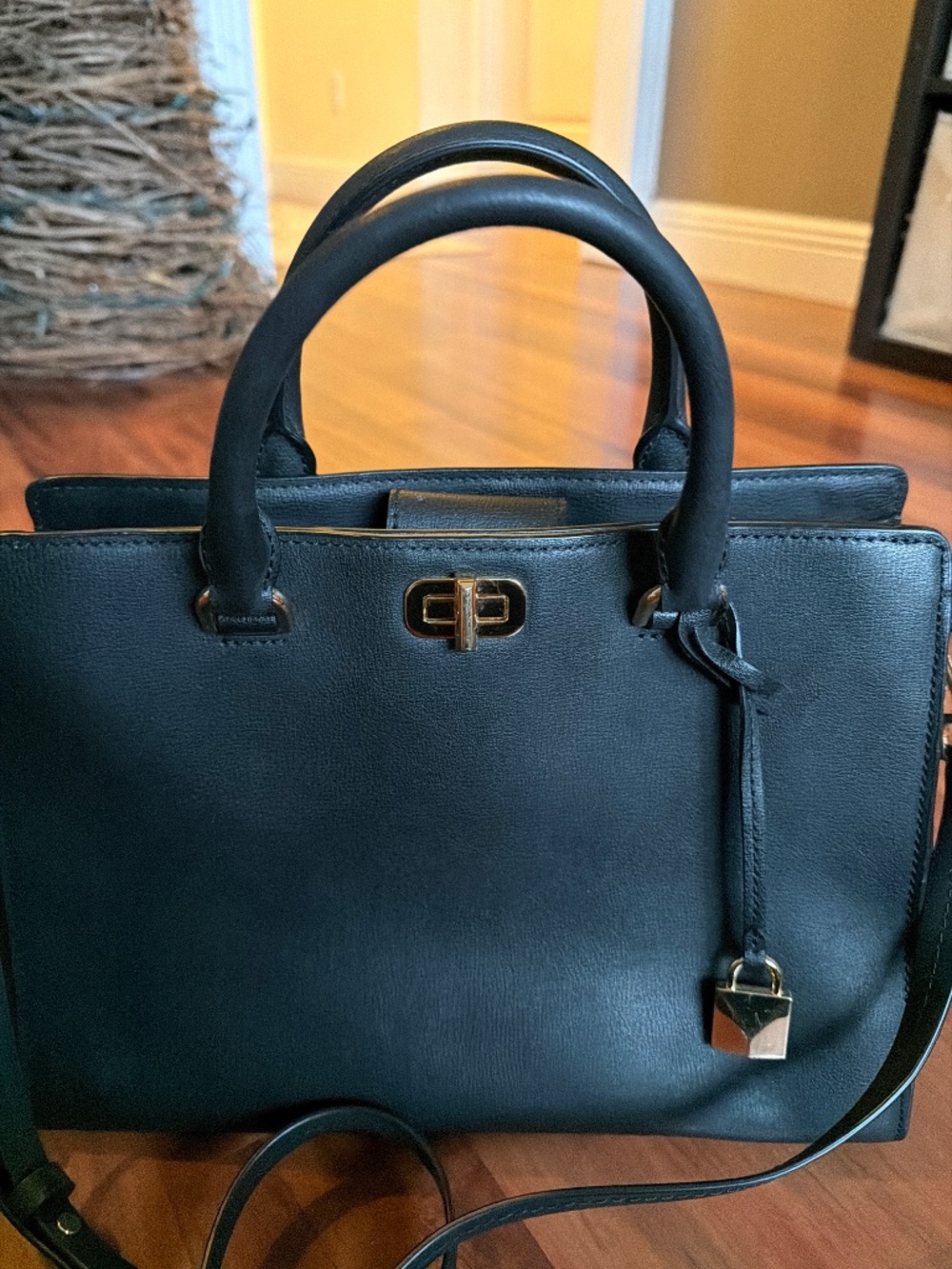 Michael Kors Black Smooth Leather Handbag - Picture 2 of 10